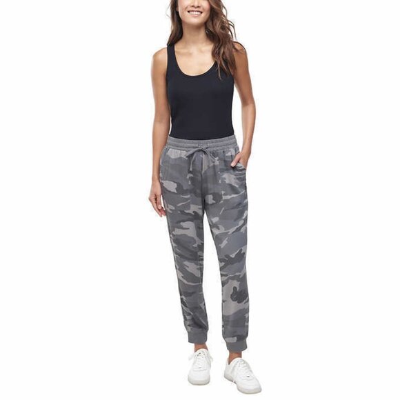 Splendid Women's Olive Camoflage Sweatpants Drawstring Jogger P5755 - Picture 1 of 9